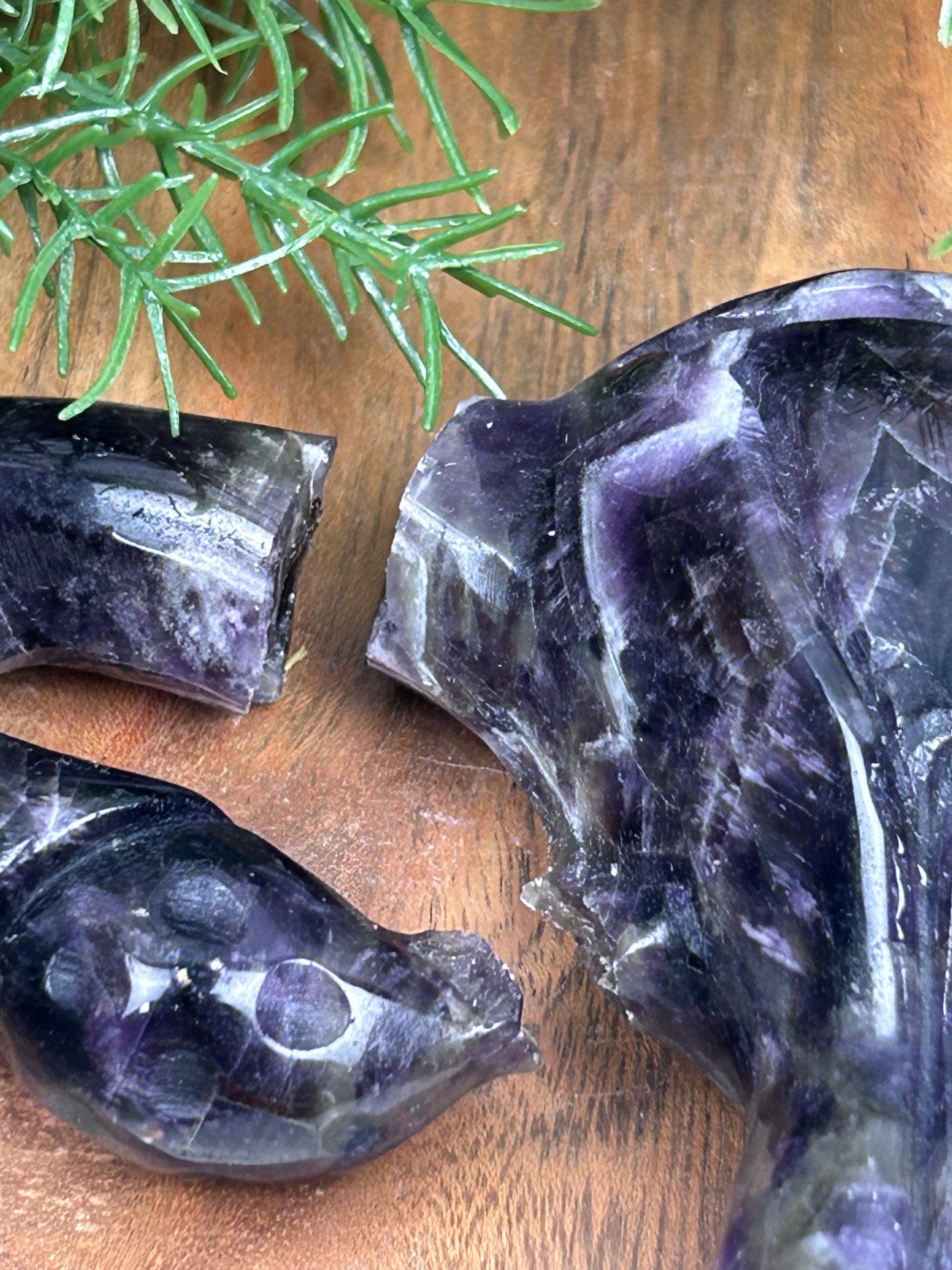 Chevron Amethyst Uterus