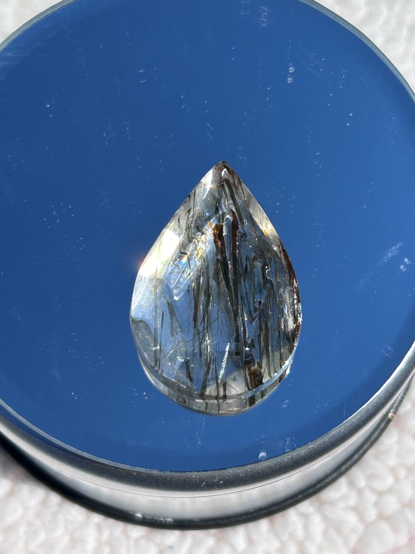 Rutilated Quartz Tear Drop High Quality