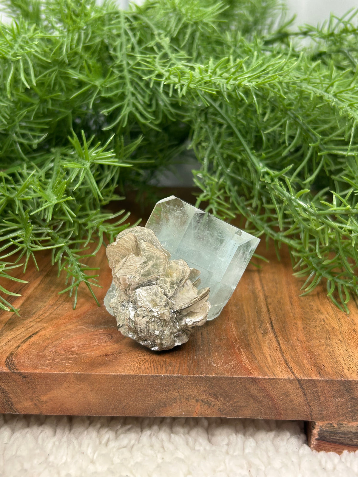 Aquamarine with Mica — Pakistan