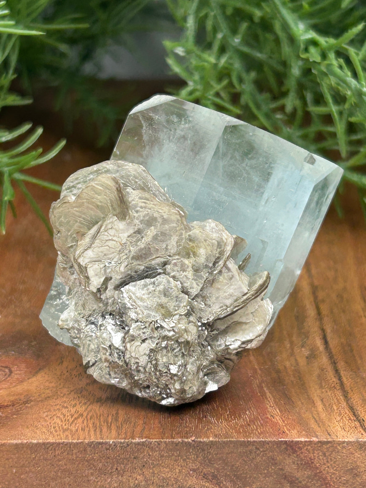 Aquamarine with Mica — Pakistan