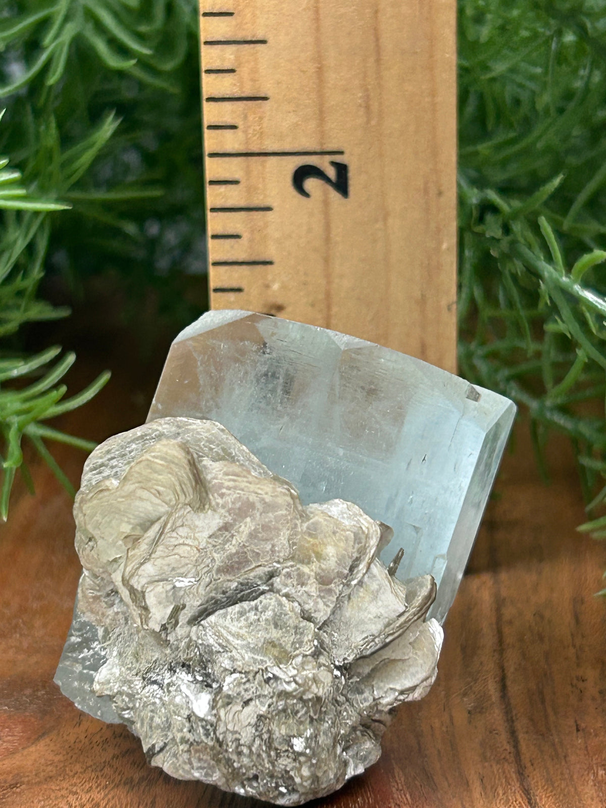 Aquamarine with Mica — Pakistan