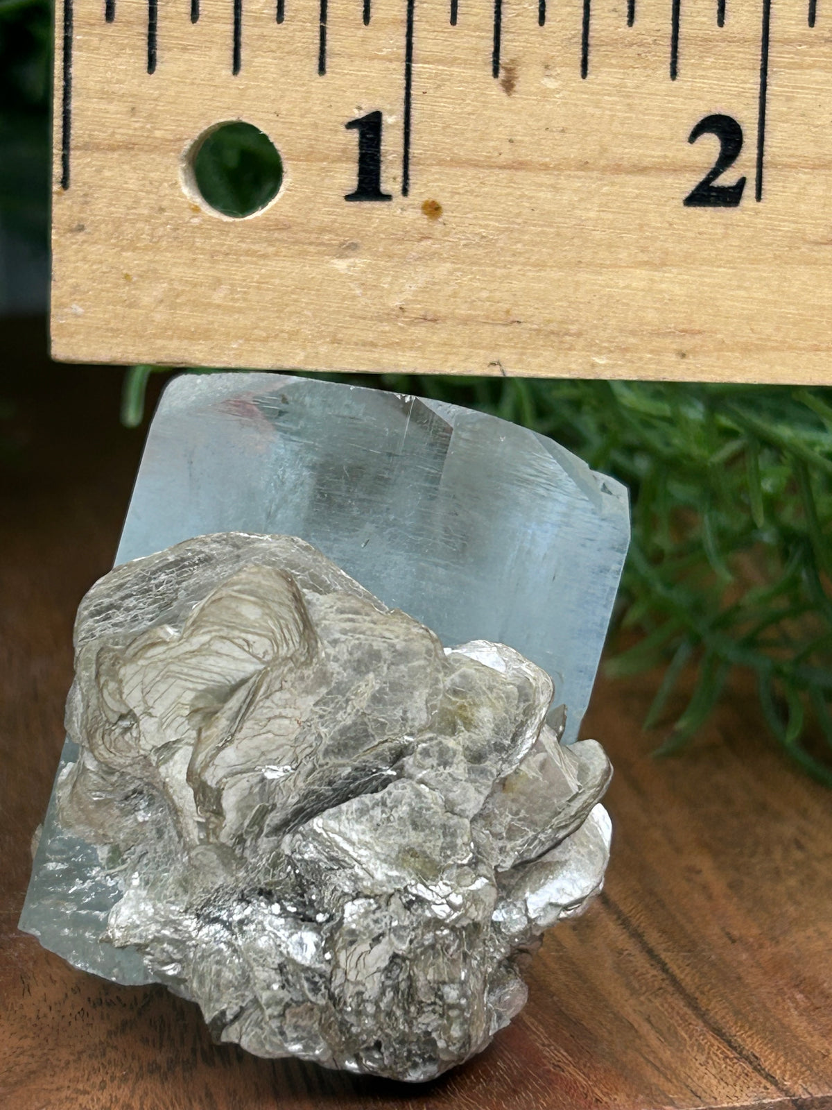 Aquamarine with Mica — Pakistan