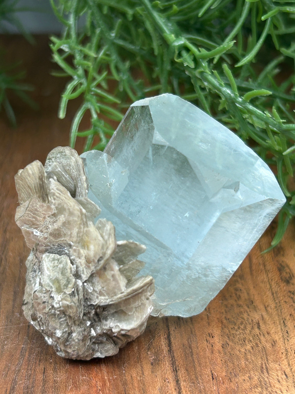Aquamarine with Mica — Pakistan