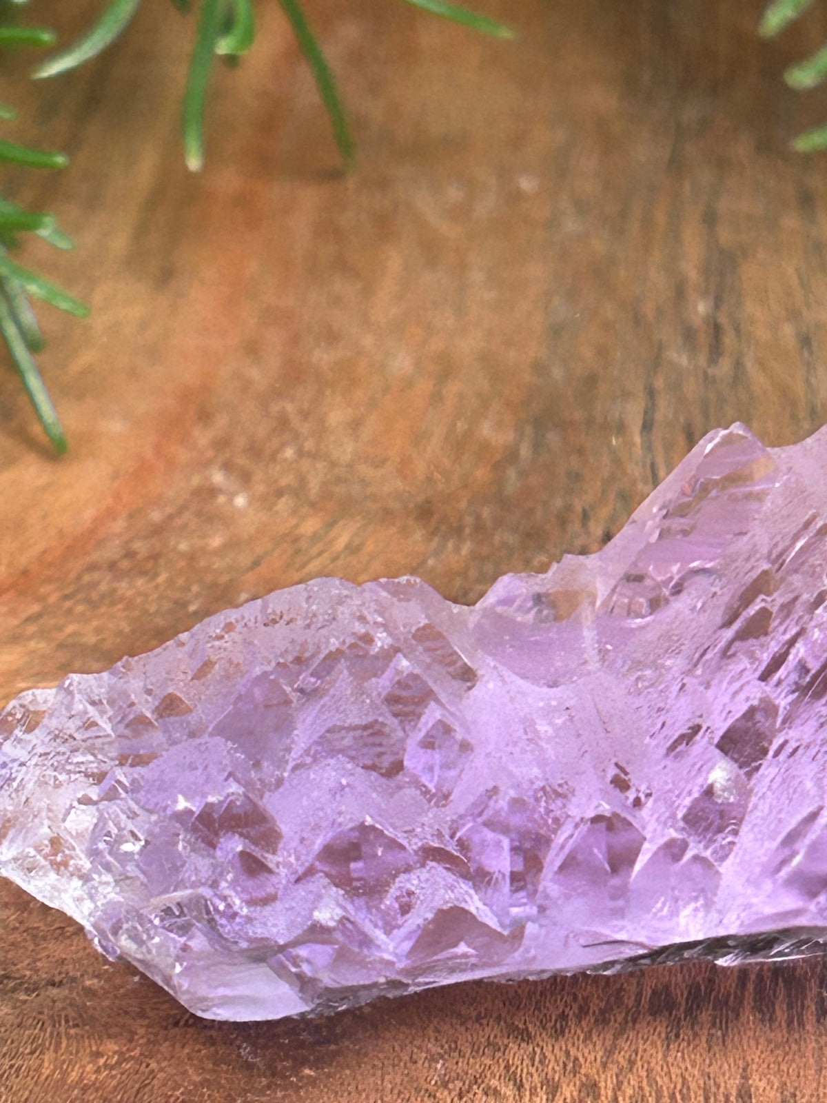 Natural Etched Pink Kunzite - Afghanistan
