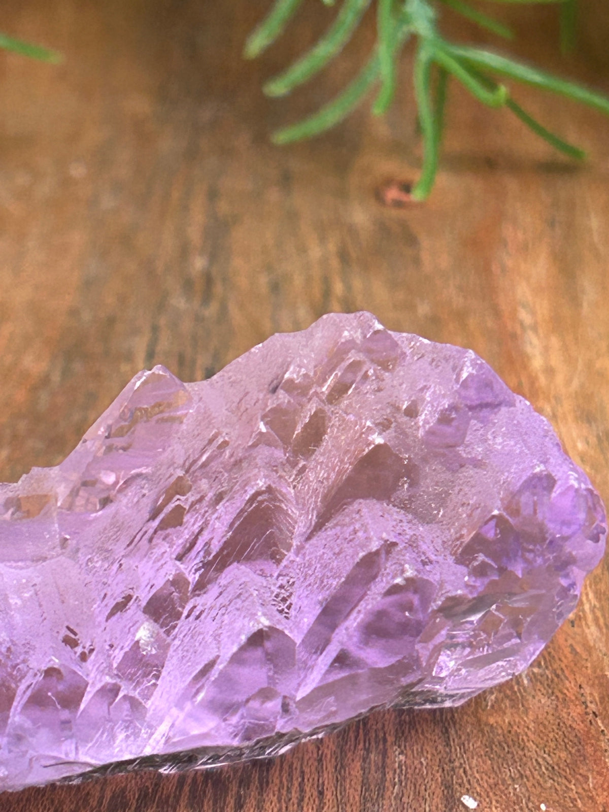 Natural Etched Pink Kunzite - Afghanistan
