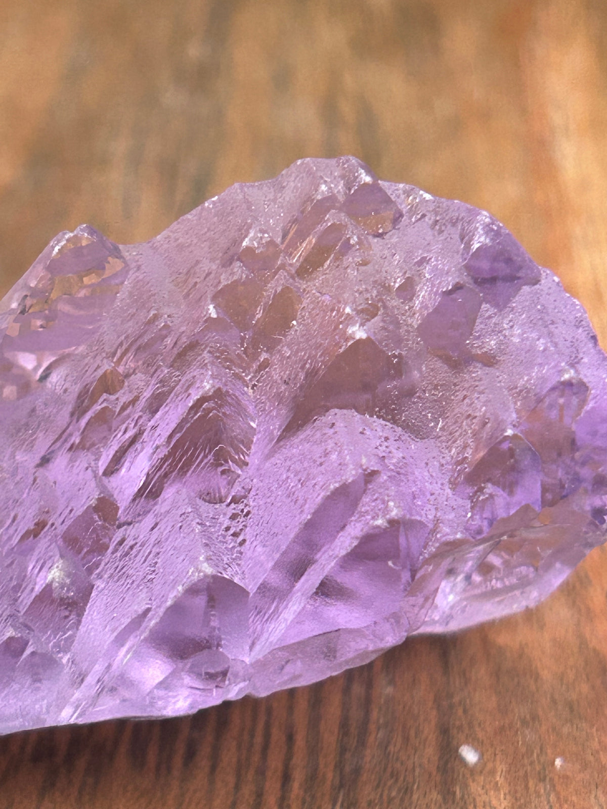 Natural Etched Pink Kunzite - Afghanistan