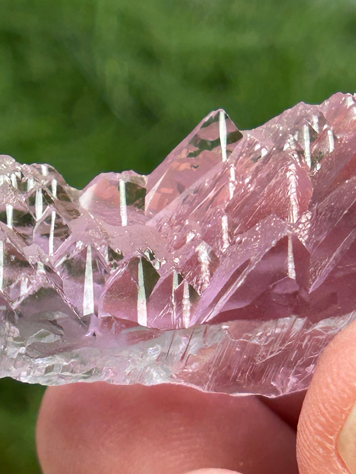 Natural Etched Pink Kunzite - Afghanistan