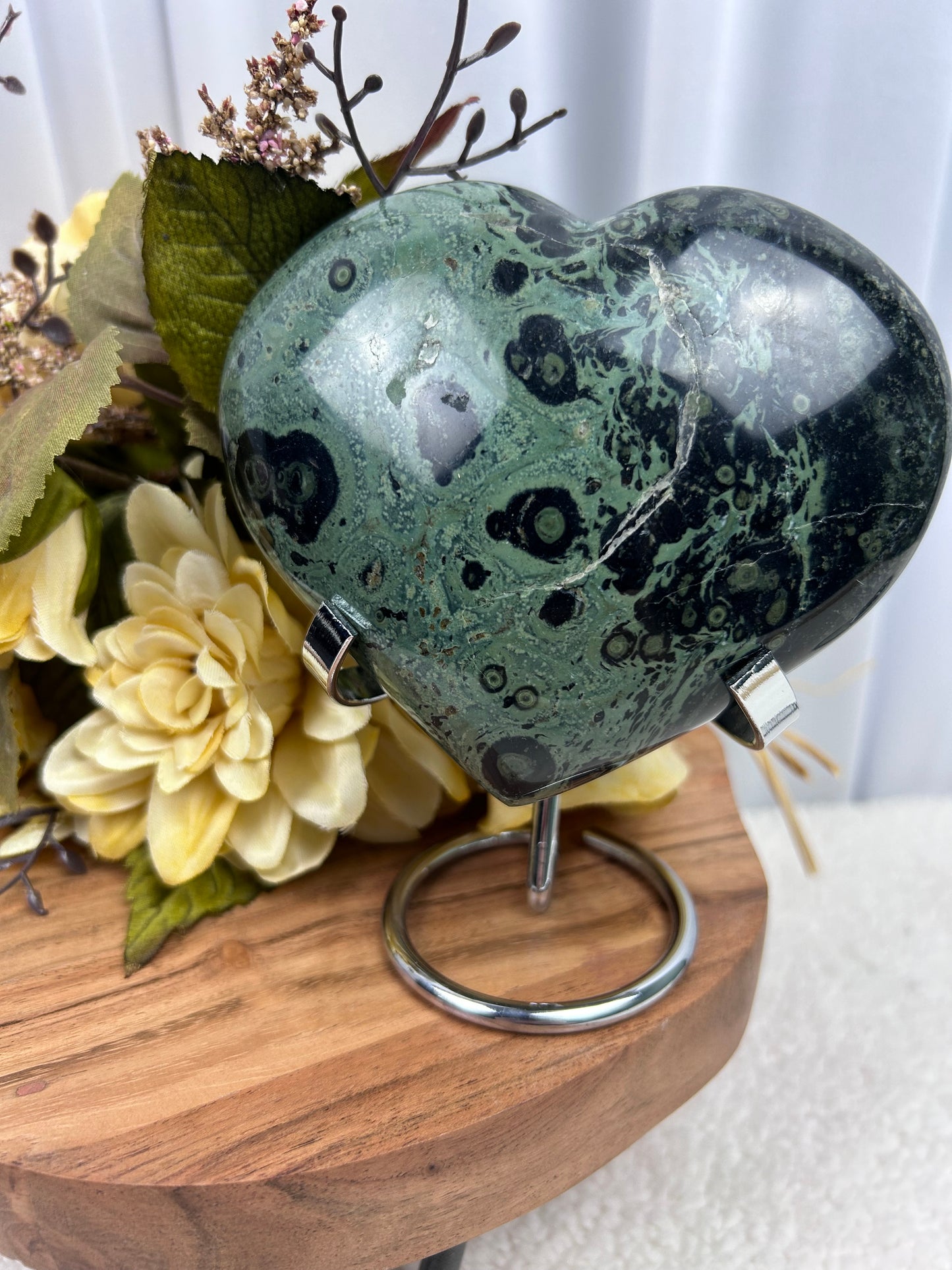 Kambaba Jasper Heart