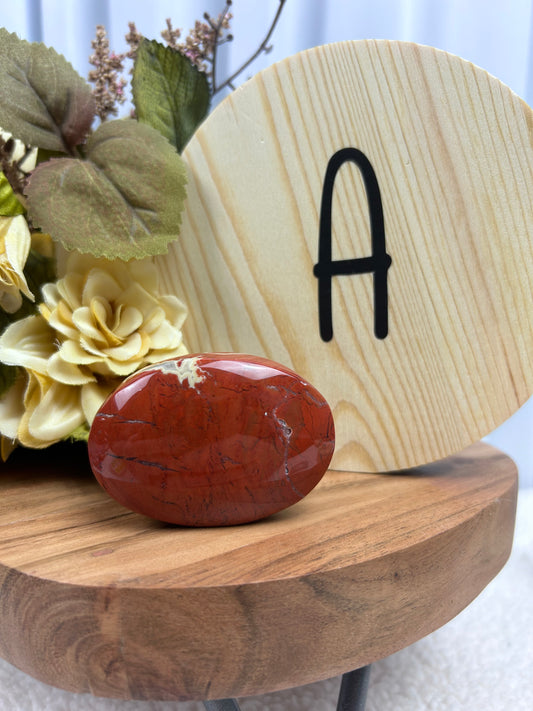 Red Jasper Palm Stone A