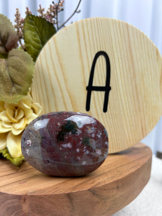 Sea Jasper Palm Stone A