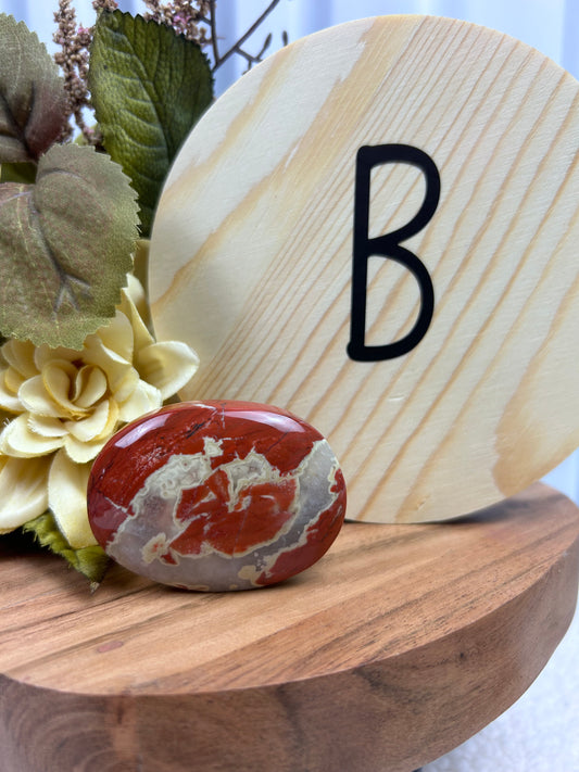Red Jasper Palm Stone B