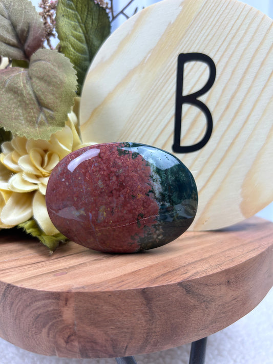 Sea Jasper Palm Stone B