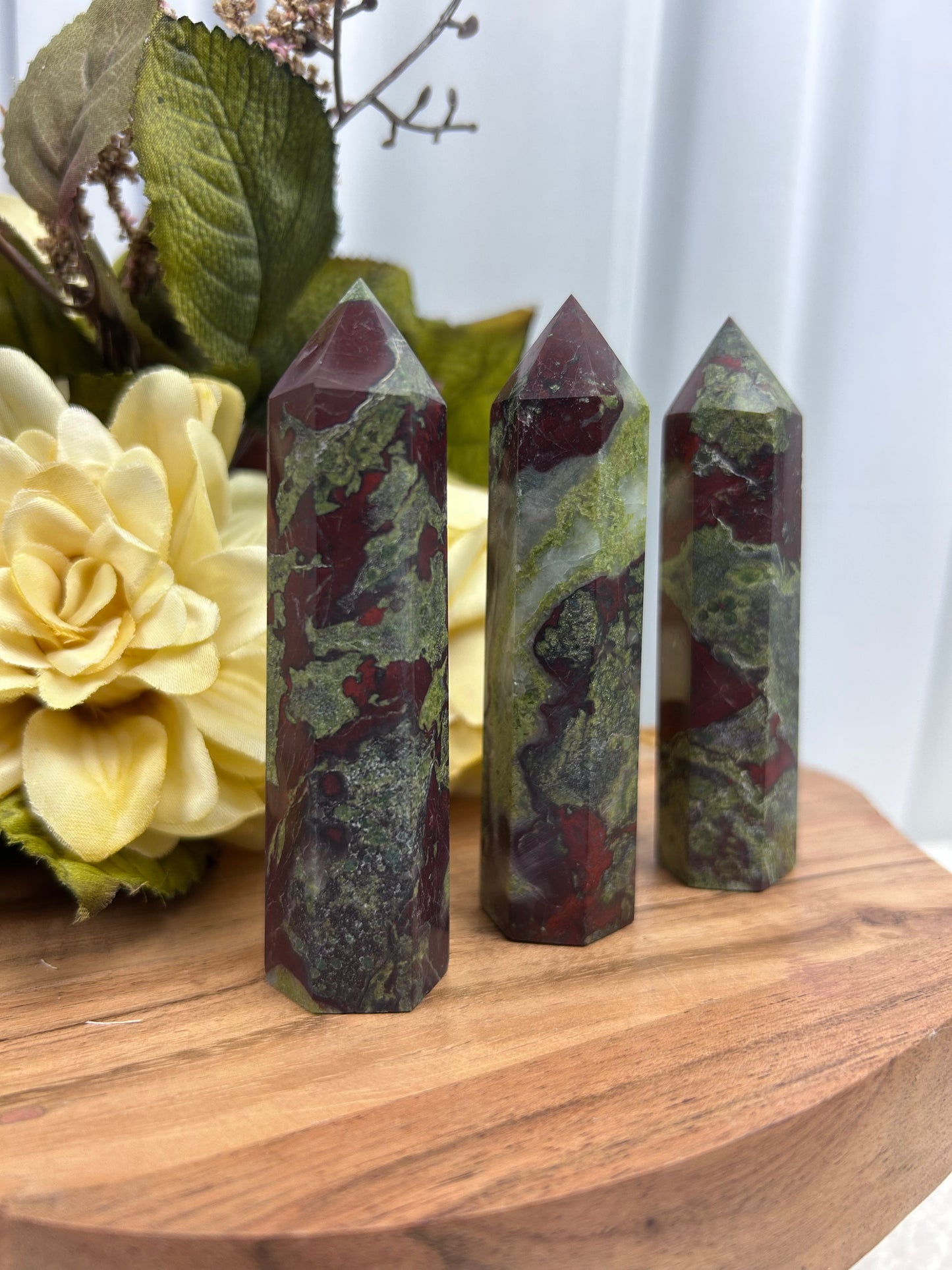 1 (One) Dragon’s Blood Jasper Point