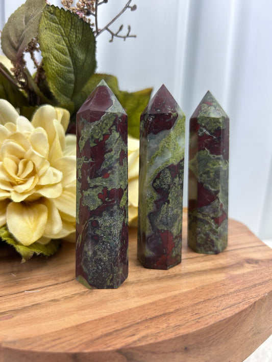 1 (One) Dragon’s Blood Jasper Point