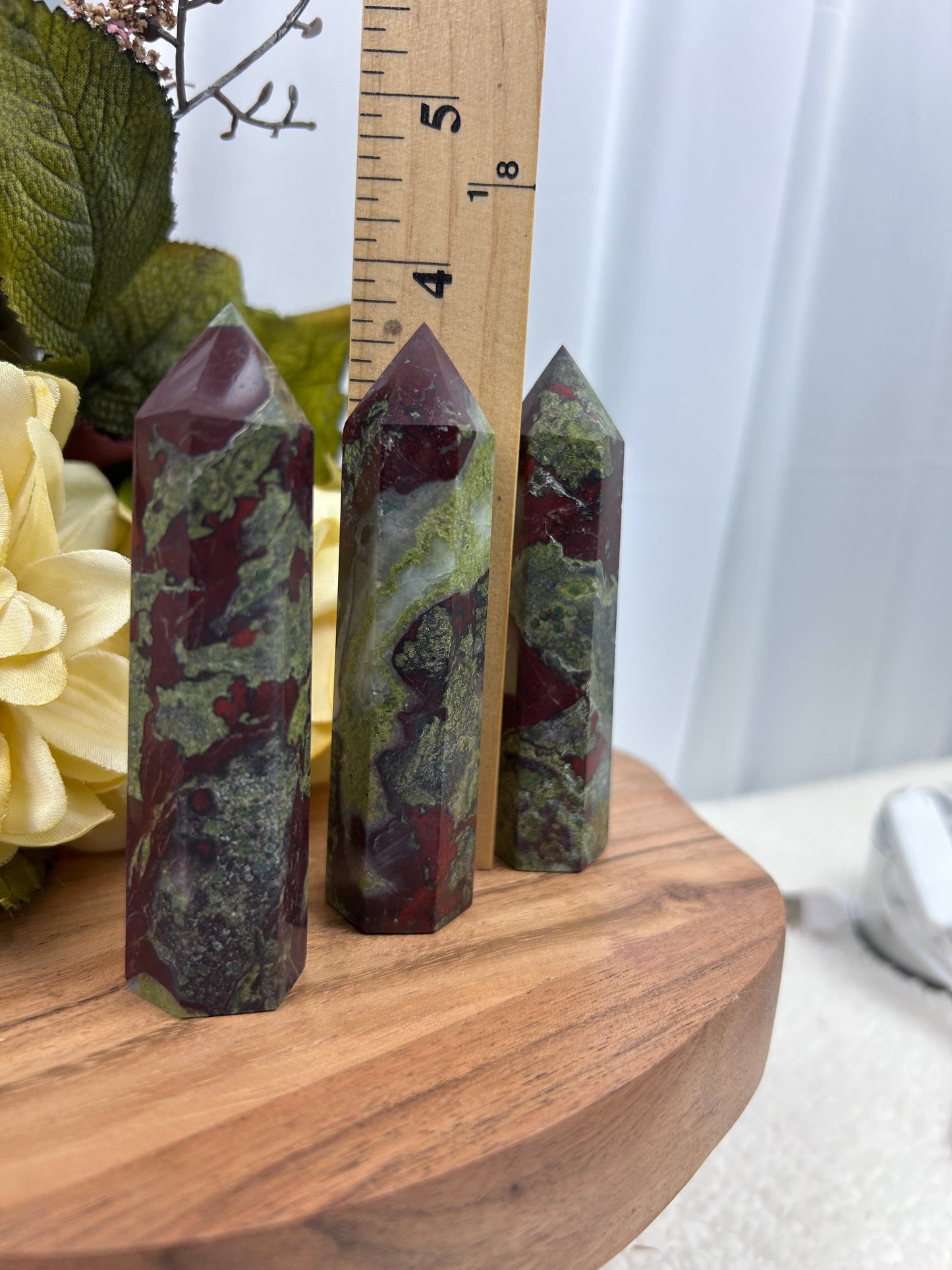 1 (One) Dragon’s Blood Jasper Point