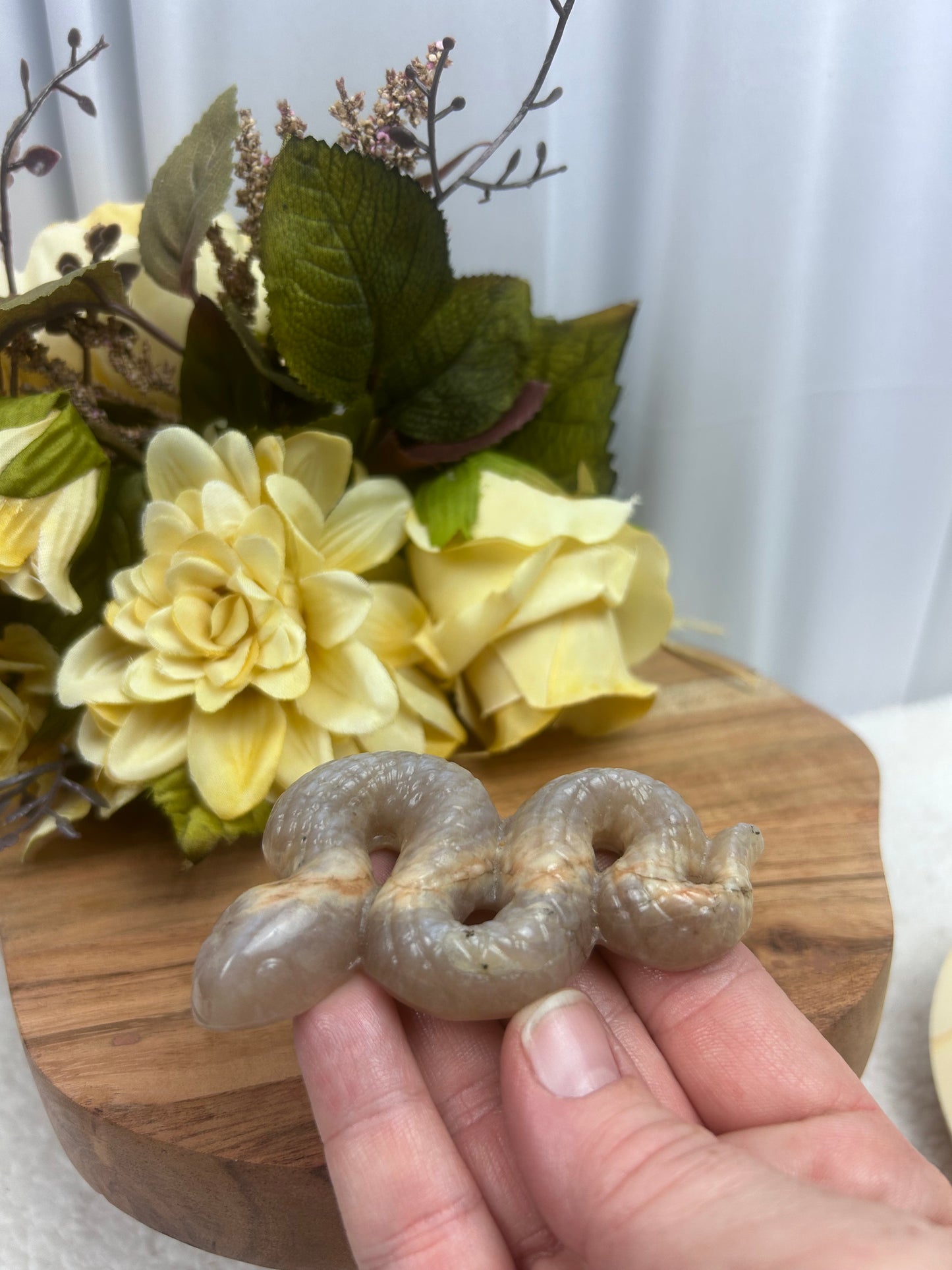 Peach Moonstone Snake