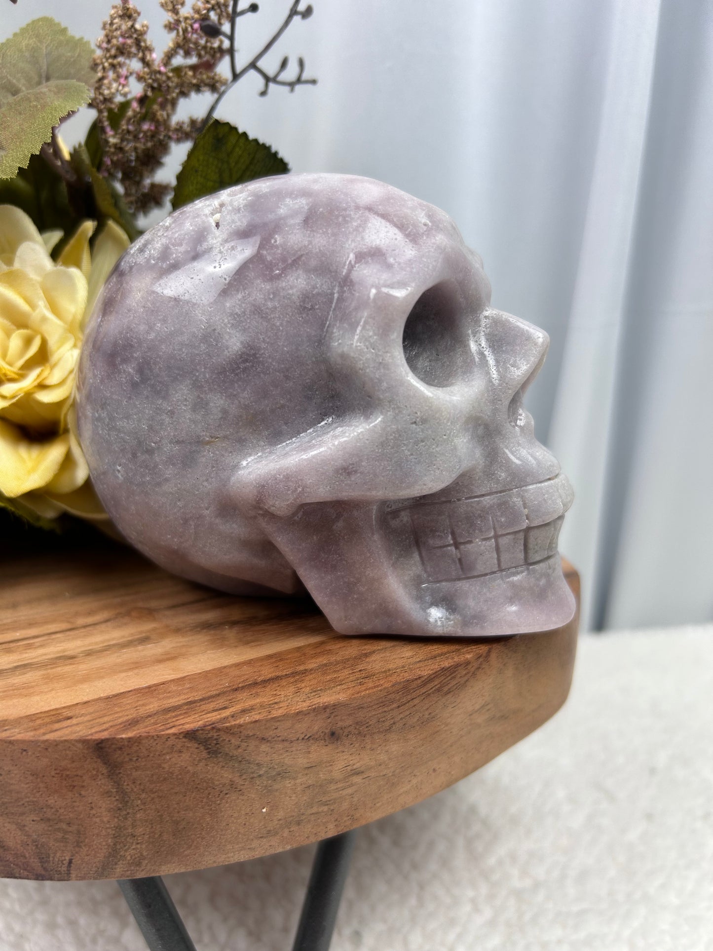 Pink Amethyst Skull