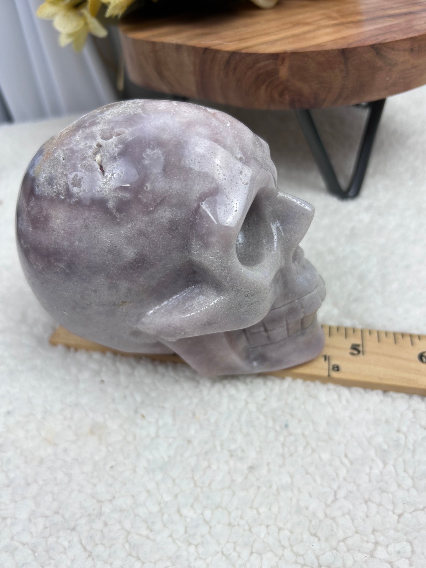 Pink Amethyst Skull