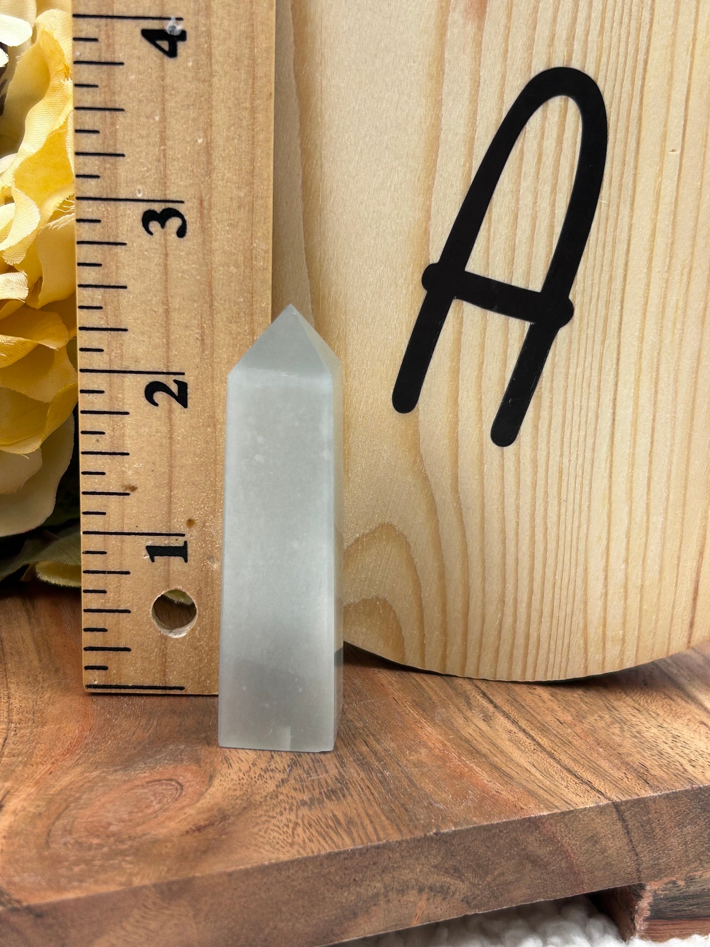Sage Green Moonstone Point