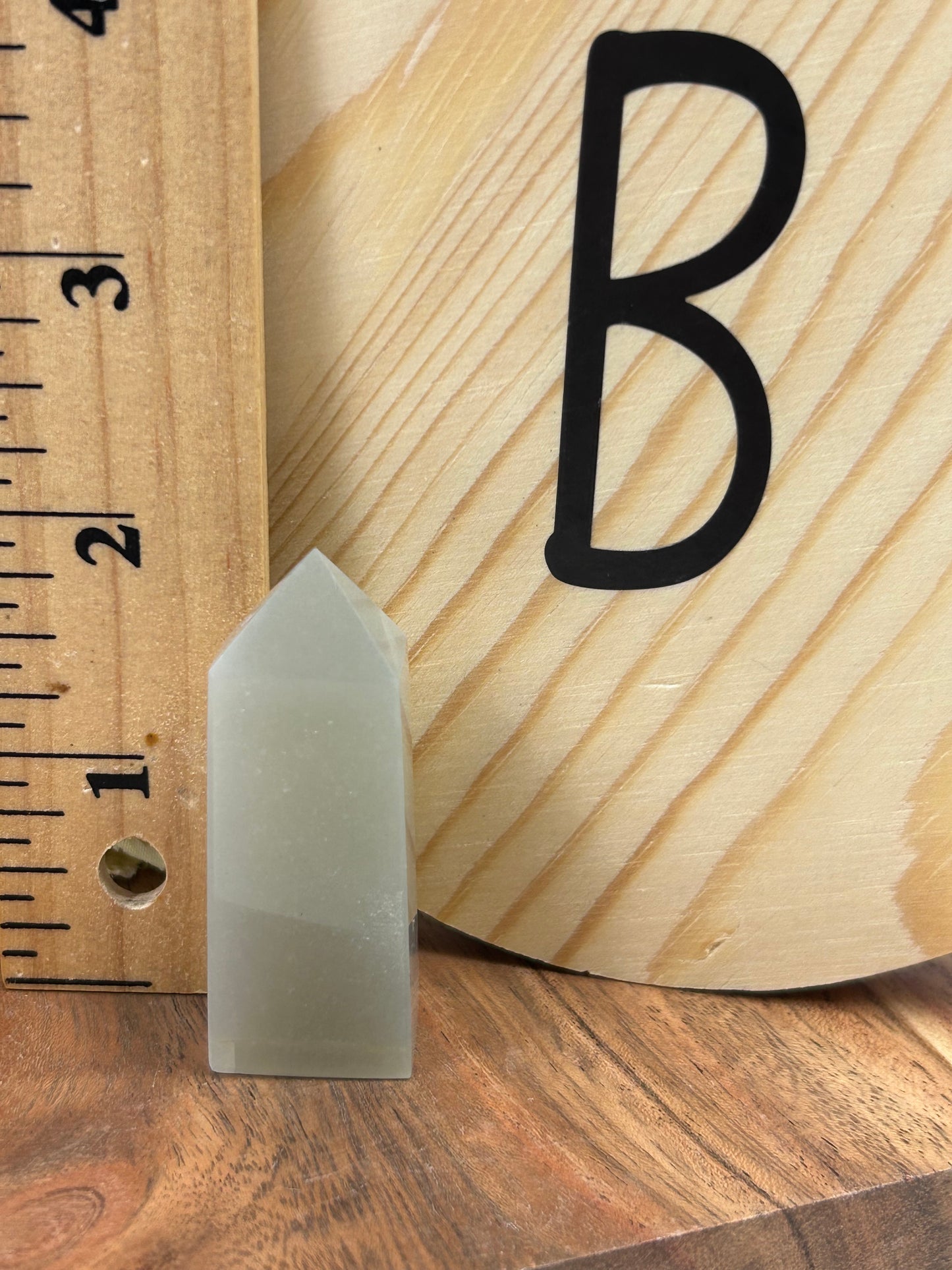 Sage Green Moonstone Point
