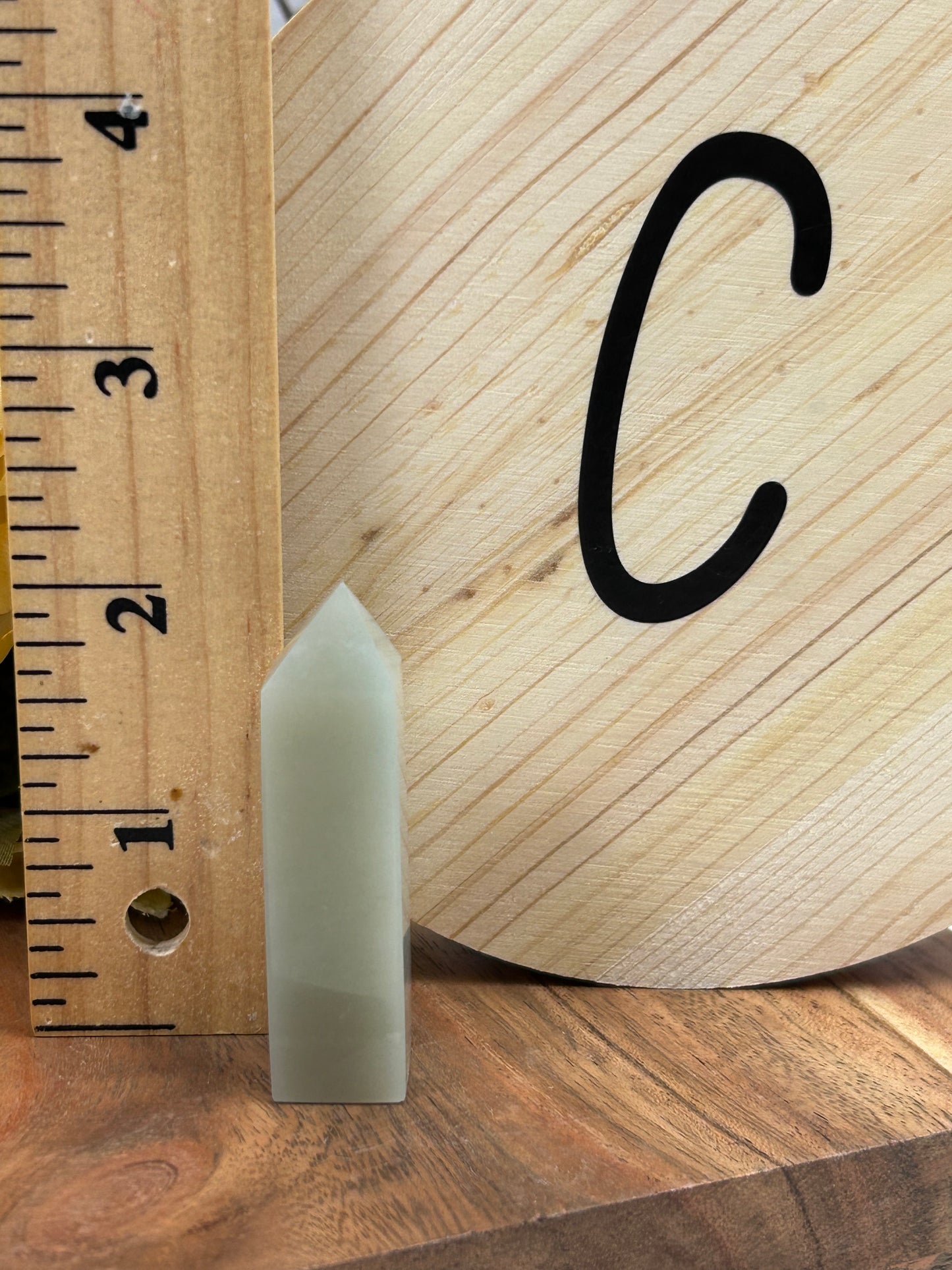 Sage Green Moonstone Point