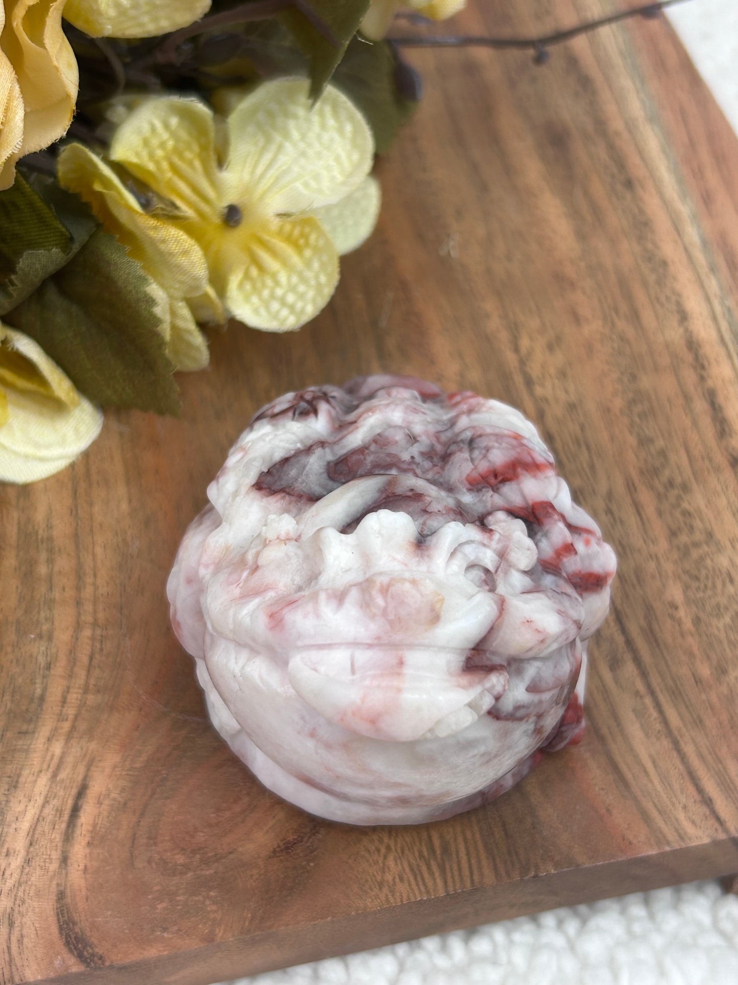 Red Vein Jasper Money Toad