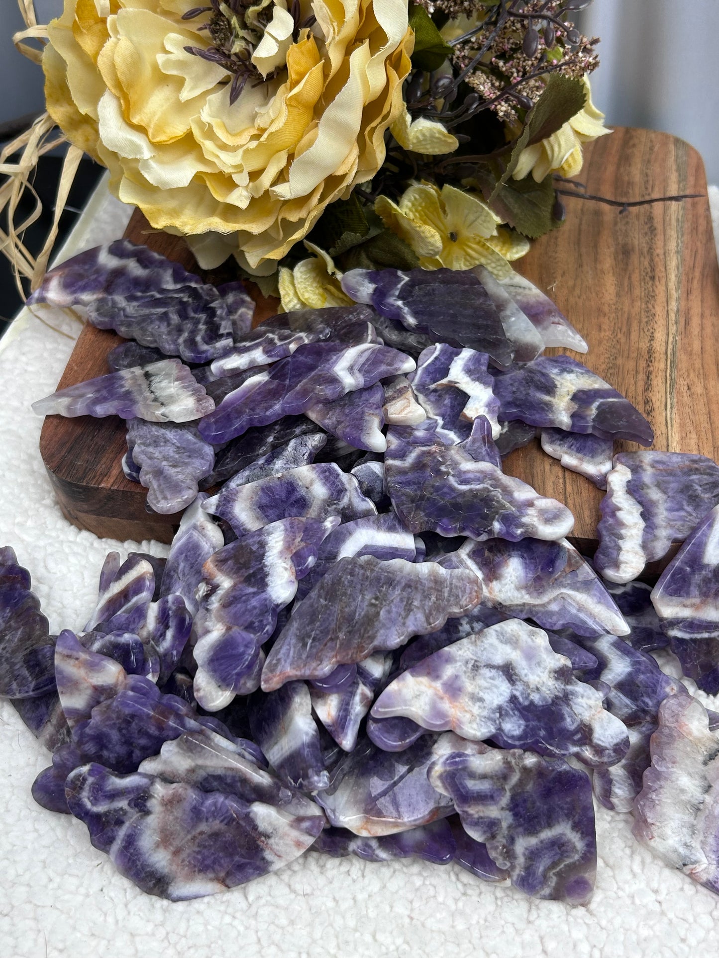 1 Chevron Amethyst Butterfly Wing