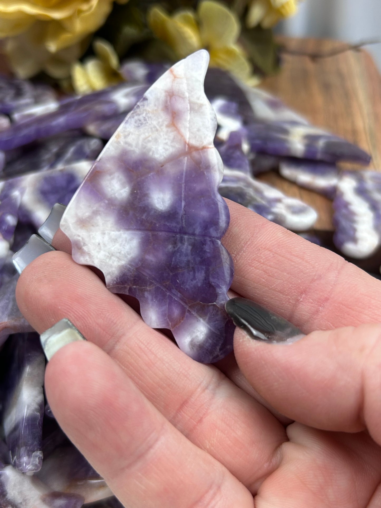 1 Chevron Amethyst Butterfly Wing