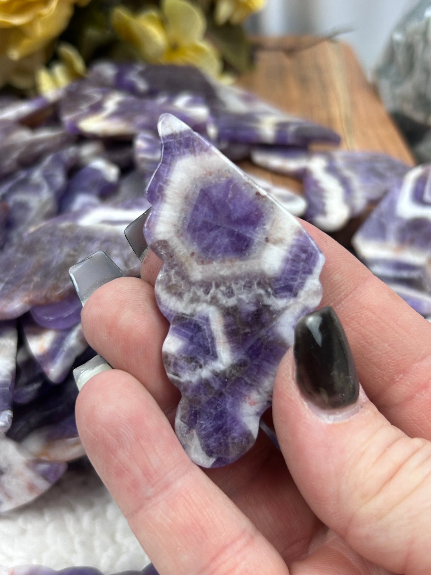 1 Chevron Amethyst Butterfly Wing