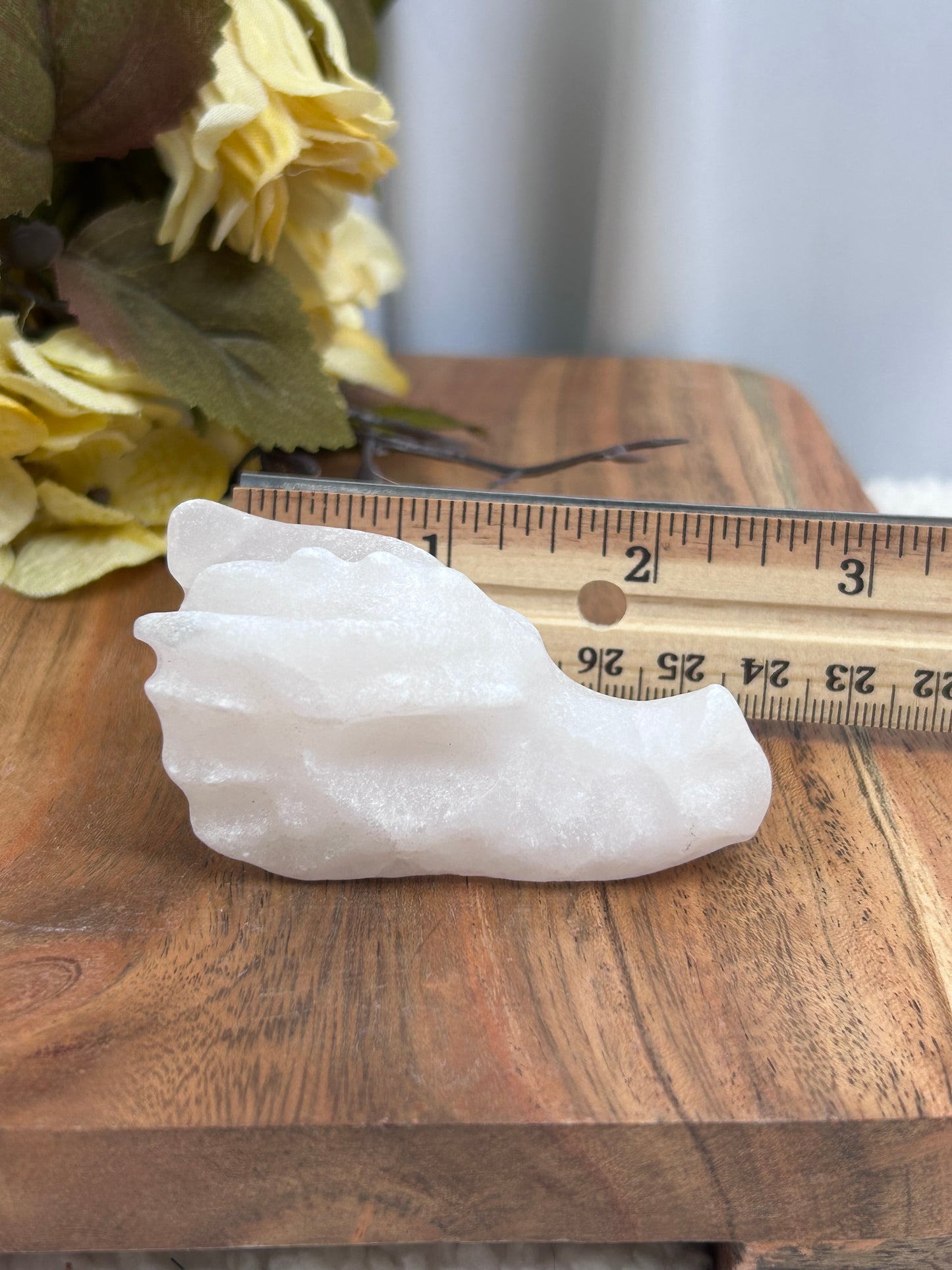 White Calcite Dragon Head