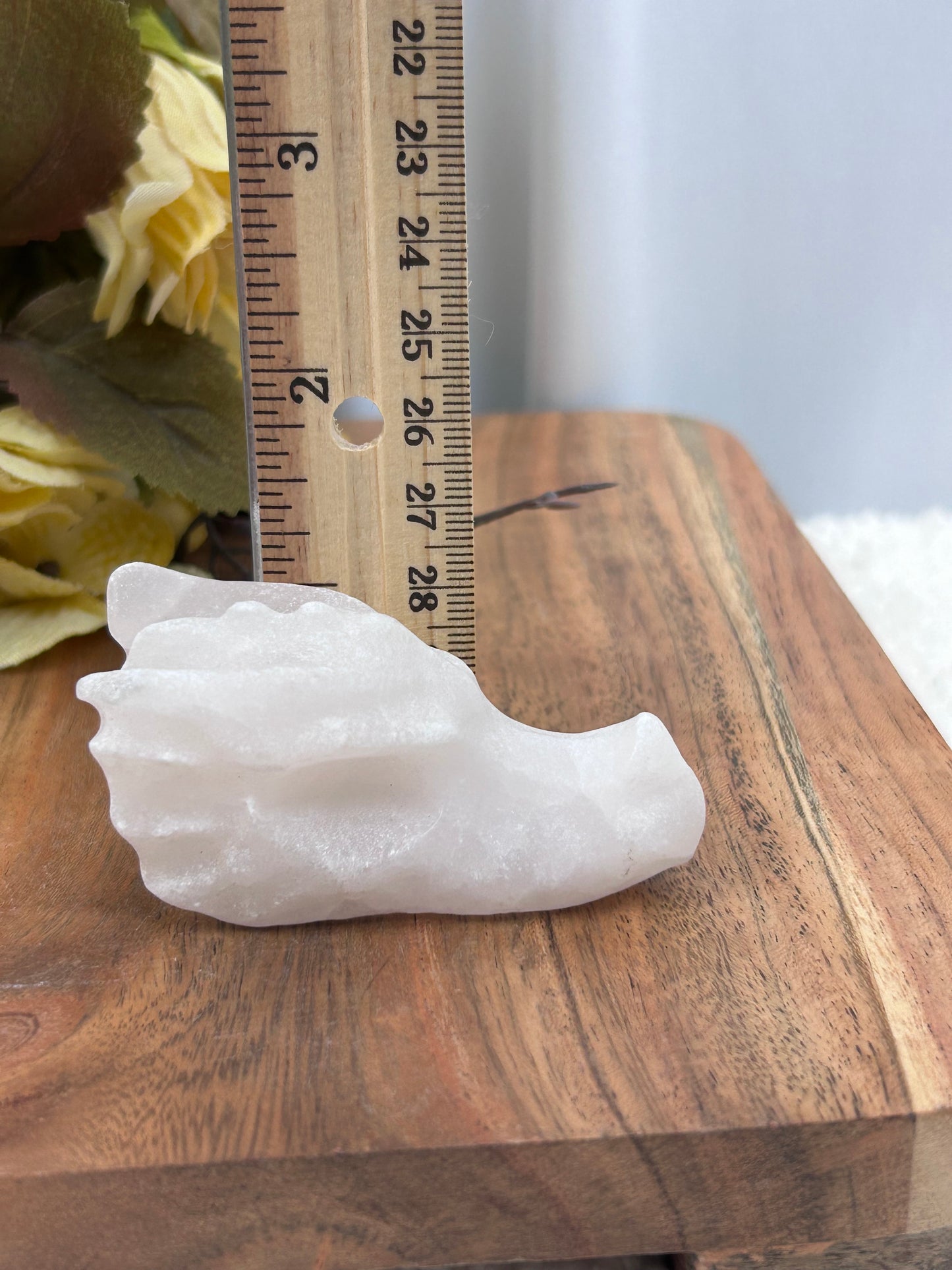 White Calcite Dragon Head