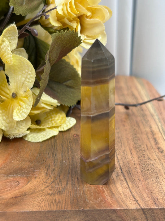 Yellow Fluorite Point