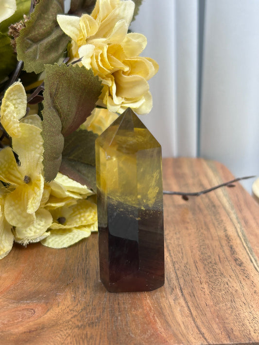 Yellow Fluorite Point