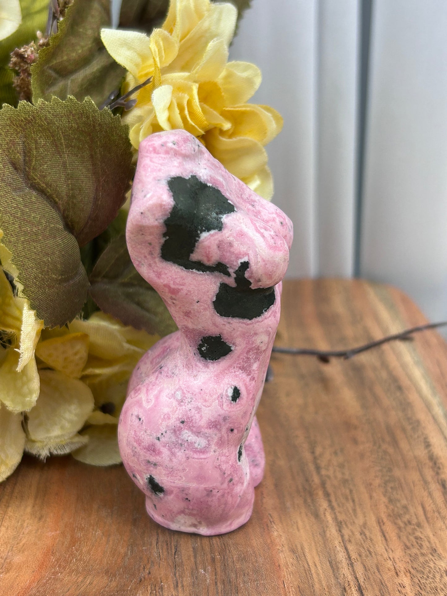 Bubblegum Rhodonite Torso