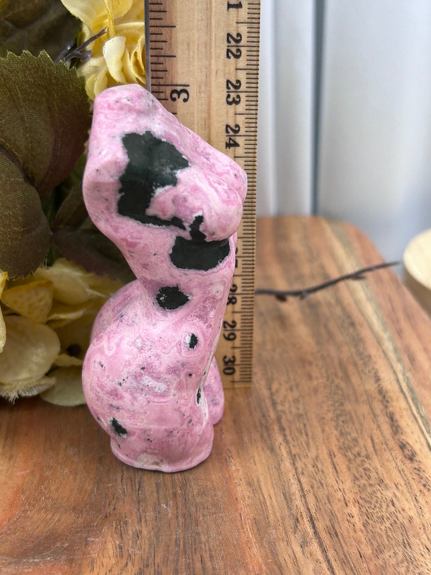 Bubblegum Rhodonite Torso