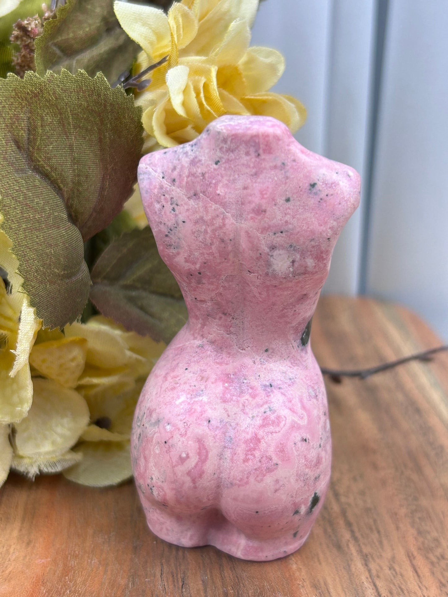 Bubblegum Rhodonite Torso