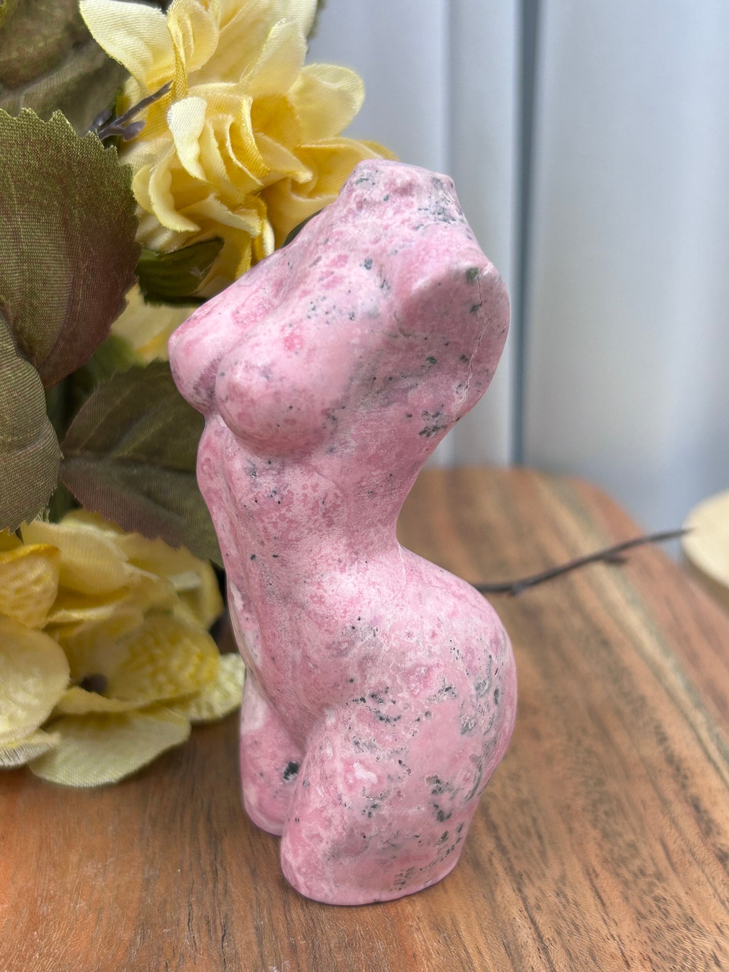 Bubblegum Rhodonite Torso