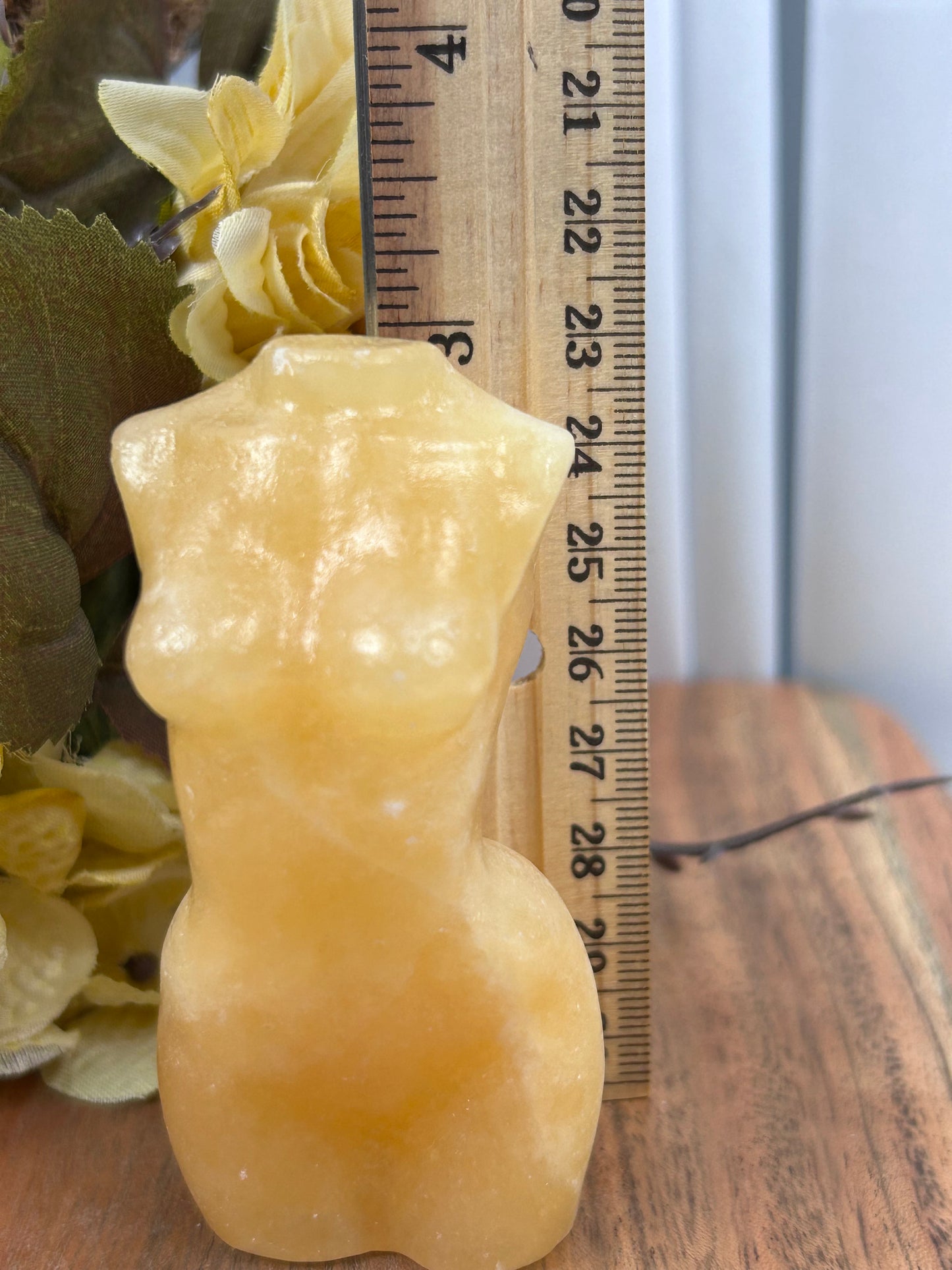Orange Calcite Torso