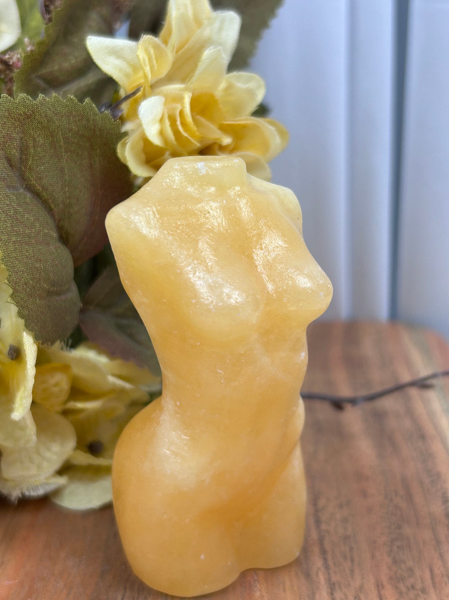Orange Calcite Torso