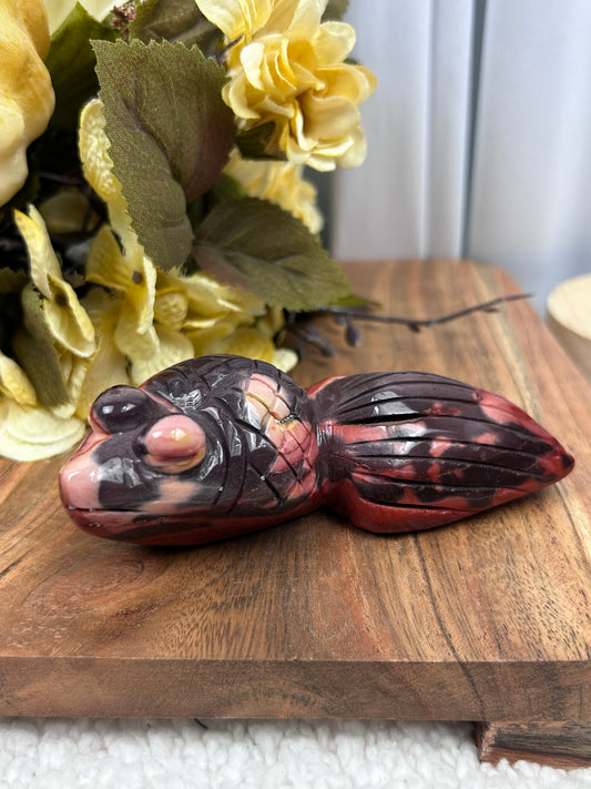 Hand-Carved Mookaite Goldfish