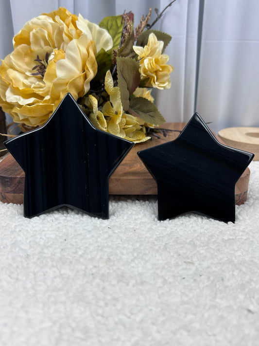 Midnight Lace Obsidian Star