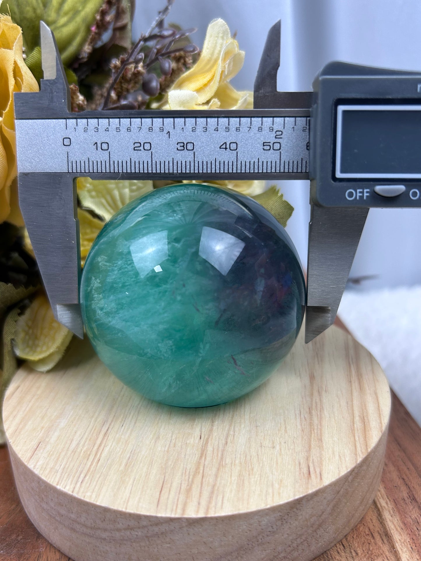 Watermelon Fluorite Sphere