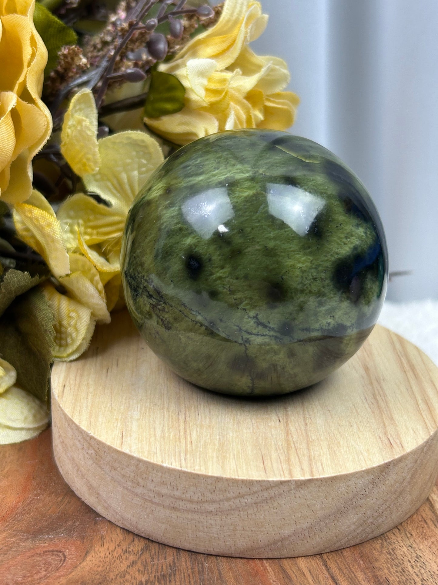 Leopard Stone Sphere