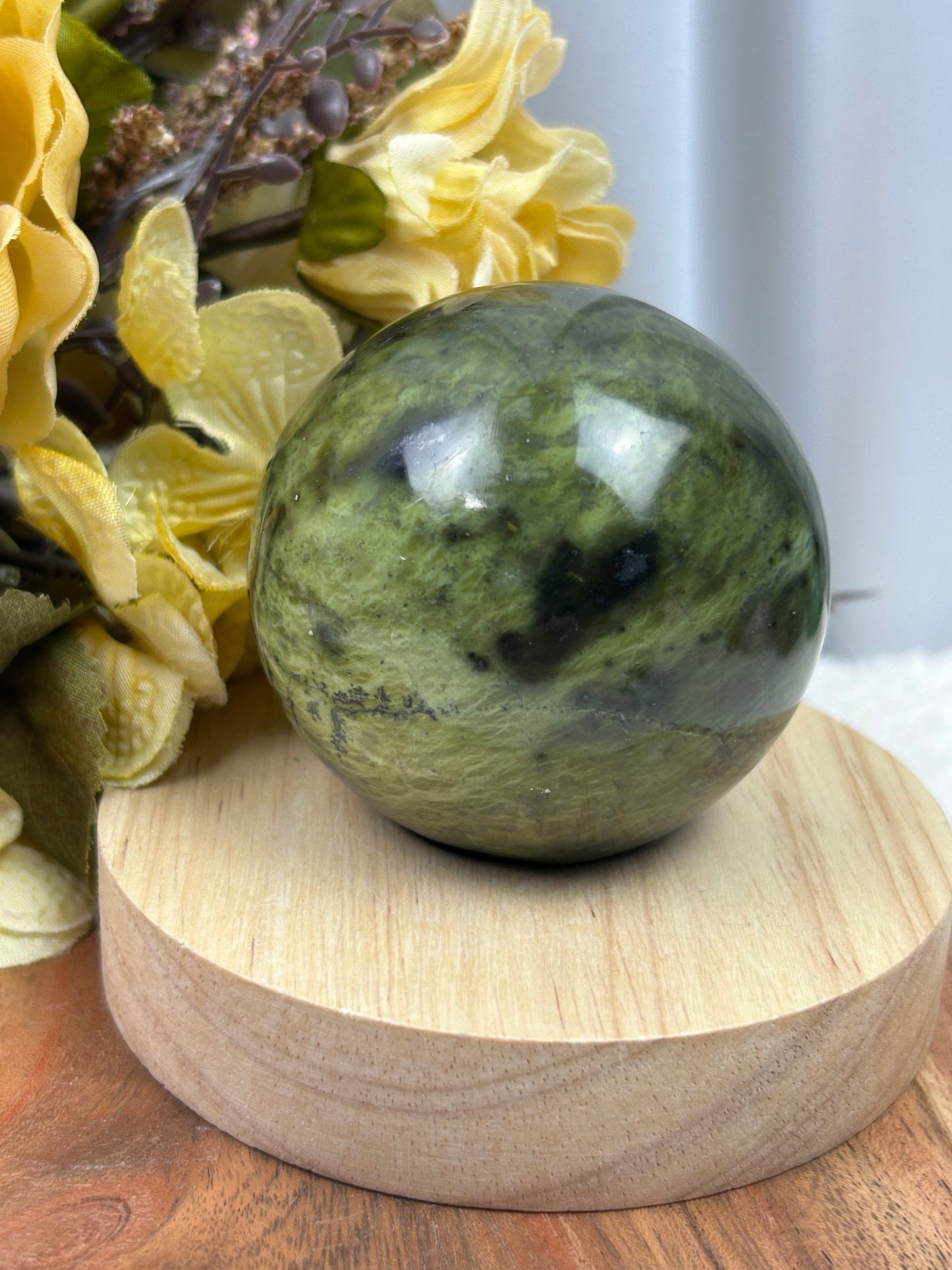 Leopard Stone Sphere