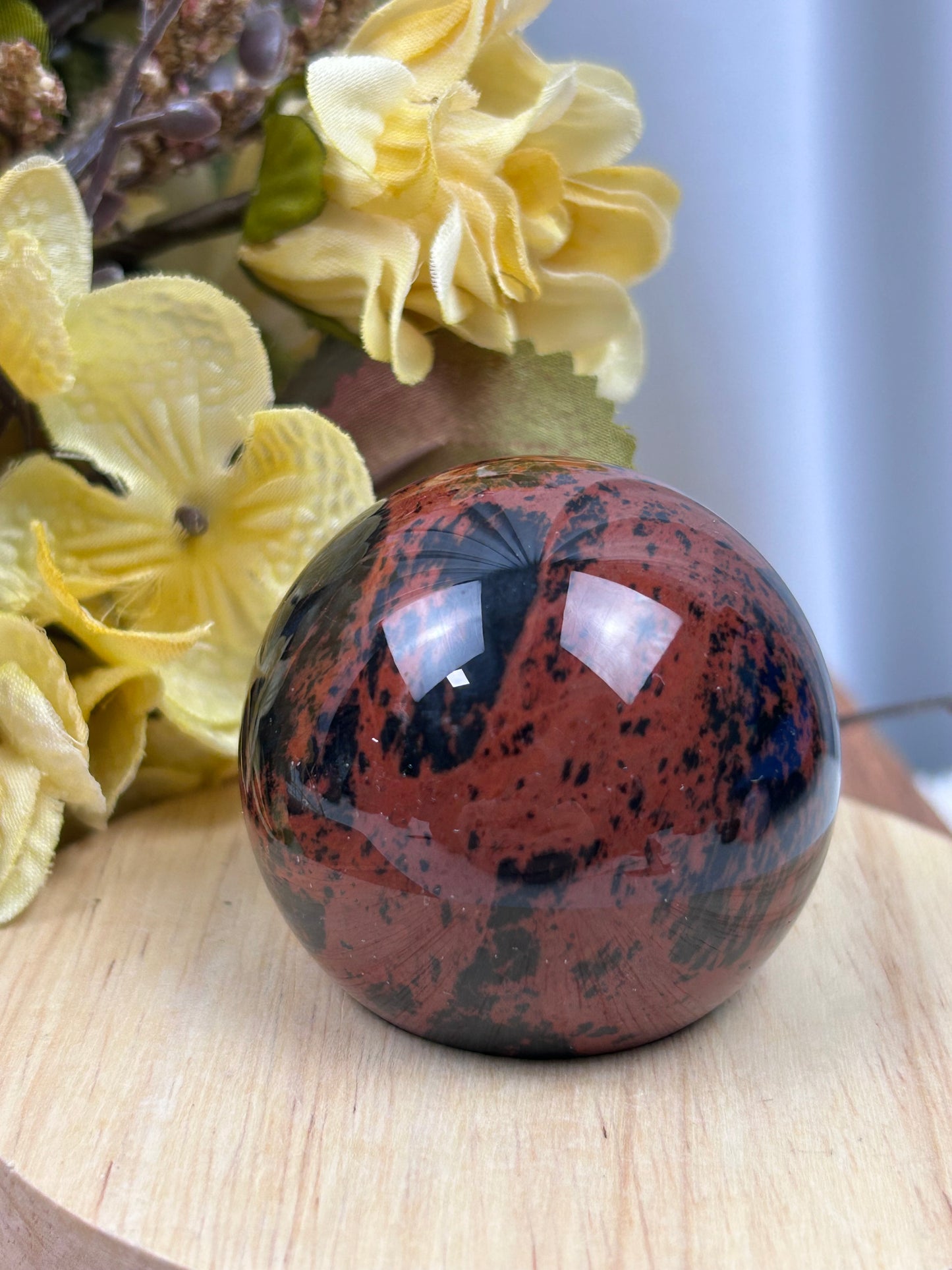 Mahogany Obsidian Sphere