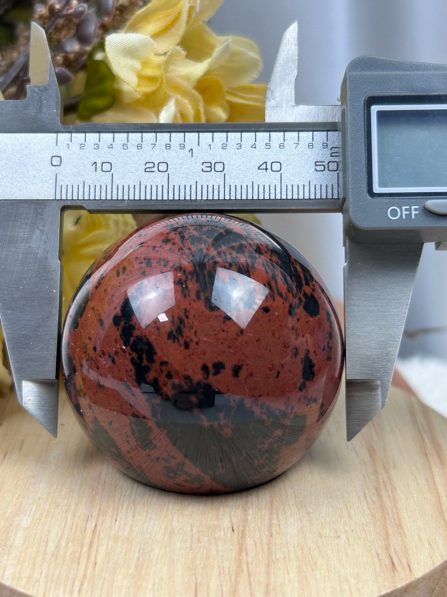 Mahogany Obsidian Sphere